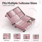 Veken 9/11 Set Compression Packing Cubes for Travel Essentials,Compressible Expandable Large Luggage Organizer Bags for Cloth