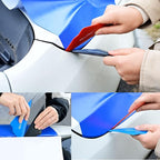 NEWISHTOOL 5-Pack Window Tint Tools Triangle Squeegee, 100A Hardness Black Corner Tool With Multi-Edge for PPF, Car Wrapping, Film Application
