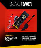 Crep Protect Shoe Shaper Trees (2 Pairs) Prevents Creases & Maintains Sneaker Shape | Fits US 6-13 (Black)