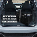 Trunk Organizer for Car - Collapsible Car Storage Organizer with 3 Compartments - Foldable Car Trunk Organizer for SUVs &
