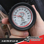 Longacre 52-52003 Tire Pressure Gauge, 2-1/2 Inch, 0-60 PSI