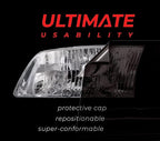 VViViD+ Ultimate Headlight Taillight Tint Vinyl Wrap (12" x 7ft, Dark Smoke)