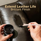 Brown Leather Recoloring Balm: Leather Color Restorer Conditioner, Leather Repair Kits for Vinyl Furniture Sofa Car Seats Sho