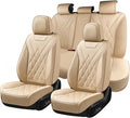 Coverado Car Seat Covers, Front Covers for Cars, Car Seat Cover Front Seats, Automotive Seat Cover, Waterproof, Leather Car S