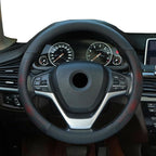 Leather Steering Wheel Cover for Chevy Silverado 1500 2500 3500, for GMC Sierra 1500 2500 3500, for Toyota RAV4 Corolla Camry