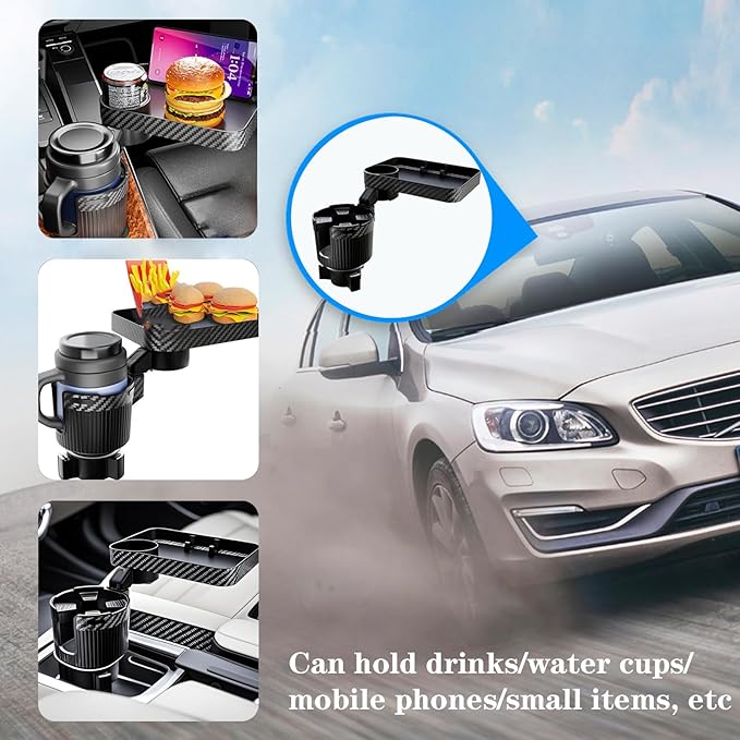 Car Cup Holder Expander Water Bottle Base fit Stanley for Yeti Rambler for Hydro Flasks 14/24/32/36/40oz -Adjustable Expandab