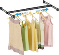 VIPEK Expandable Closet Rod with Hanger Rail Suitable for 15"-24" Wire Shelf Clothes Rack Adjustable Metal Heavy Duty Hanging