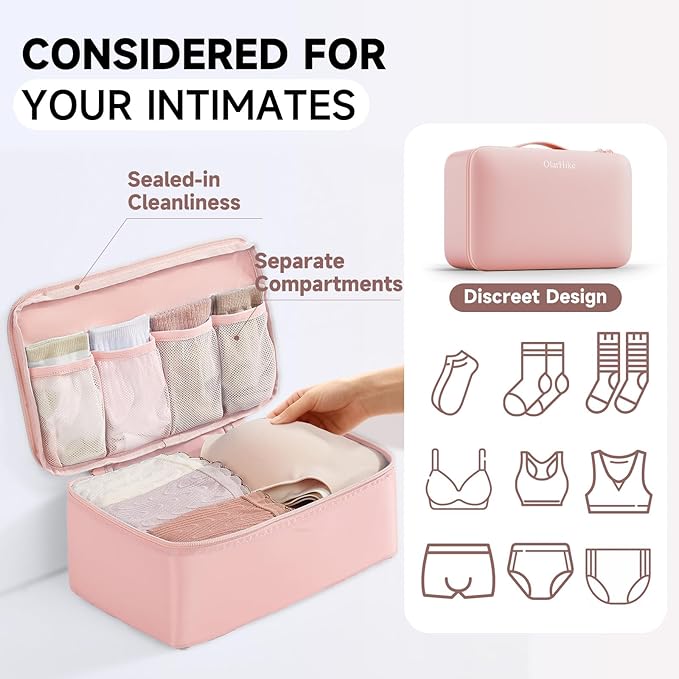 11 Set Packing Cubes for Travel, Gifts for Women Mom Kids, TSA Approved Bags for Makeup, Cosmetic, Toiletry, Suitcase Organiz