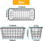 2 Set Adhesive Hanging Wall Basket Inside Cabinet Door Organizer,Wall Storage Basket-No Drilling Adhesive wall Basket for Cup