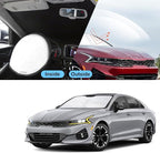 TINGLU Sun Shade for Hyundai Sonata 2021-2024 2025 2026 Kia K5/2020-2026 Accessories Windshield Sun Shade Window Shade UV Rays Protection Sun Visor Cover with Steering Wheel Sunshade Storage Bag