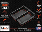 Vehicle OCD - Center Console Organizer Tray for Toyota Tacoma (2016-2023) - Made in USA - SLX126