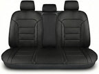 FH Group Car Seat Cover Cushion - Rear Seat Covers for Cars Trucks SUV, Faux Leather Car Seat Cushions, Waterproof Car Seat C