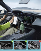 Cup Phone Holders for Your Car, [360°Adjustable] Car Cup Holder Phone Cradle for 2.5-4" Cup Holders-Compatible with iPhone 15/14 Pro, Phone Holder Mount for Truck/SUV| Anti-Slip & No Shake Design