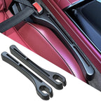 2PCS Car Seat Gap Filler Organizer, Car Seat Gap Organizer with Phone Holder, Car Accessories Car Side Seat Gap Filler for Prevent Falling (Black)
