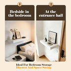 Magic Flap Hidden Shelf with Secret Compartment, Wall Mounted Floating Shelf with Concealed Storage Drawer, Hidden Compartmen