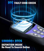 OBD2 Scanner Diagnostic Tool, VEHLIVE V850 Car Code Reader for Check Engine Light with Reset, I/M Readiness, Battery Tester,
