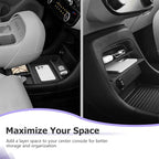 LUWU Center Console Organizer Compatible with 2026 Hyundai Palisade Calligraphy Accessories Palisade Armrest Console Organizer Under Screen Storage Tray & Lower Storage Tray 2PCS (ONLY for 7-Seat)