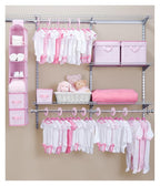 Delta Children Nursery Storage 48 Piece Set - Easy Storage/Organization Solution - Keeps Bedroom, Nursery & Closet Clean, Bar