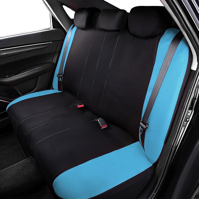 Flying Banner Butterfly car seat Covers ful Set Fashion Universal Lady Woman Female Rear Bench Split Colorized (Full Set, Min