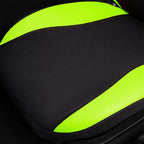 Flying Banner Butterfly car seat Covers ful Set Fashion Universal Lady Woman Female Rear Bench Split Colorized (Green, Full S