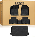 LASFIT Floor Mats & Cargo Mats Fit for Hyundai Venue 2026 2025 2024 2023 2022 2021 2020 (Cargo Mat for Upper Position),All Weather TPE Custom Fit Venue SE/SEL/Limited Accessories Floor Liners, Black