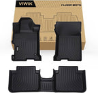 VIWIK Floor Mats for Honda Accord 2013 2014 2015 2016 2017, Automotive All Weather Car Mats for 2013-2017 Accord TPE Rubber Floor Liners Front & Rear Non-Slip Odorless