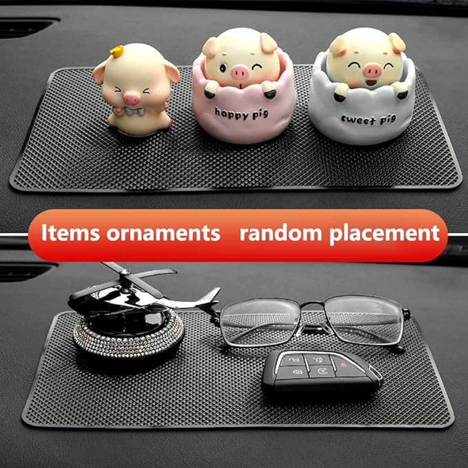 Extra Large & Thick Sticky Anti-Slip Pad for Car Dashboard, Universal Non-Slip Grip Cell Phones, Sunglasses, Keys, Decoration