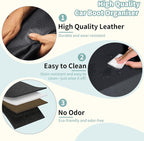 Car Trunk Organizer, Leather Trunk Organizer for Suv with Lid and Push-pull Handle Car Trunk Leather Storage Box Extra Large Ca