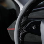 MEWANT DIY Stitching 3D Style Steering Wheel Cover Wrap for Tesla Model 3 Highland 2023-2025/Model Y 2025 Highland for Tesla Model 3/Model Y Accessories(3D Style)