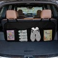 Car Trunk Organizer, Large Capacity Backseat Hanging Storage Bag with 4 Pockets, Waterproof Foldable Car Interior