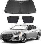 3PCS Car Window Shades Front Windshield Sun Shade Foldable Window Shade Custom Fit for Nissan Altima 2019-2024 Accessories Car Shades for Front Windows Anti-UV Rays Block Heat