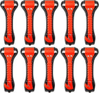 10 PCS Car Safety Hammer Emergency Escape Tool Auto Car Window Glass Hammer Breaker and Seat Belt Cutter Escape 2-in-1 for Fa