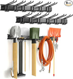 Garage Tool Organizer 48in - Heavy Duty Wall Mount Tool Storage Rack Load 350lb Garage Organization for Mop Rake Broom Shovel
