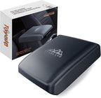 for 2025 Toyota 4Runner Center Console Armrest Cover& Armrest Hidden Privacy Tray 2-in-1 - [Friendly Liquid Silicone Rubber& OEM Design] - Thin Armrest Box Cover - Black