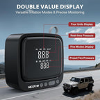 Tire Inflator Portable Air Compressor, NEXPOW 150PSI 12V DC Air Pump with Dual Digital Pressure Gauge & Auto Shut-Off, Air Compressor Portable with LED Light for Car, Motorcycle, Bicycle, Ball, Gray