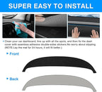 Autorder Dashboard Cover Mat for Tesla Model Y 2025 2026 Accessories Dash Cover Upgrade Flannel Dash Mat Sunshade Glare UV Ra