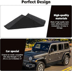 Rear Window Sun Shade Covers Elasticized Breathable Mesh Car Side Window Screens Net UV Protection Sunshade for Jeep Wrangler TJ JK JL & Gladiator JT 1997-2023,2PCS