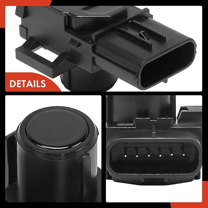 A-Premium 2-PC 3-Pin Reverse Backup Parking Assist Sensor Compatible with Tesla Models - Model S 2012-2021, Model X 2016-2021, Replace# 1048474-00-A