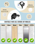 Adhesive Hat Hooks for Wall, Baseball Caps Strong Holdr, Ball Cap Hanger Wall Mount, Hat Display Rack, Hat Organizer Accessor
