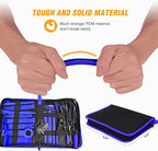 GOOACC 238Pcs Trim Removal Tool, Auto Push Pin Bumper Retainer Clip Set Fastener Terminal Remover Tool Adhesive Cable Clips P