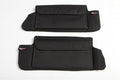 Rugged Ridge 13305.07 Sun Visor Organizer Kit, Black; 07-09 Jeep Wrangler JK
