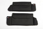 Rugged Ridge 13305.07 Sun Visor Organizer Kit, Black; 07-09 Jeep Wrangler JK