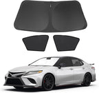 3PCS Car Window Shades Front Windshield Sun Shade Foldable Window Shade Custom Fit for 2018-2022 Honda Accord Accessories Car Shades for Front Windows Anti-UV Rays Block Heat