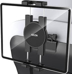 GDZN Tesla Back Seat Tablet Holder, 1-Second Install Seat-Back Wedge Mount for Model 3/Y, Metal Ball Head 360° Rotation iPad Holder for Kids Travel, Fits 4.7-13" iPad Pro/Air/Mini, Galaxy Tab, iPhone