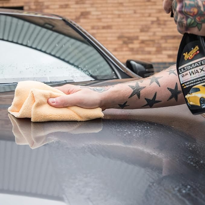 Meguiar's Supreme Shine Microfiber Towels for Cars,Absorbent Ultra-Plush Car Microfiber Towel Set for Effectively Removing Car Care Products Without Leaving Swirls,3 Count (Pack of 12)