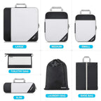 Compression Packing Cubes, Gonex Extensible Storage Mesh Bags Organizers