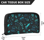 Car Tissue Holder Car Visor Organizer Tissue Box Holder for Car Sun Visor Organizer with Car Vehicle Accessories Essentials Interior for Women Men Black Skateboard Sneaker Jellyfish