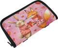 Car Tissue Holder Car Visor Organizer Tissue Box Holder for Car Sun Visor Organizer with Car Vehicle Accessories Essentials Interior for Women Men Valentines Fox Bunny Hearts Pink