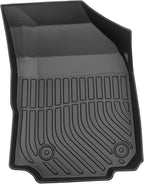 All Weather Floor Mats for 2018-2023 Chevrolet Equinox & GMC Terrain/Terrain Denali, Chevy Equinox Floor Mats, Car Mats Full Set TEP Rubber Non Slip Floor Liners