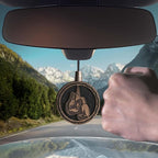 Wood Car Air Freshener — Handmade Car Air Freshener — Boxing Gloves Designed Fragrance Oil Diffuser in Wooden Gift Box — Arom